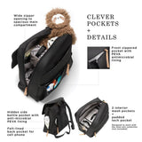 Sac à Couches à Dos Meta - Noir Mat-Petunia Pickle Bottom-PEP-PPB1300-CLÉMENT