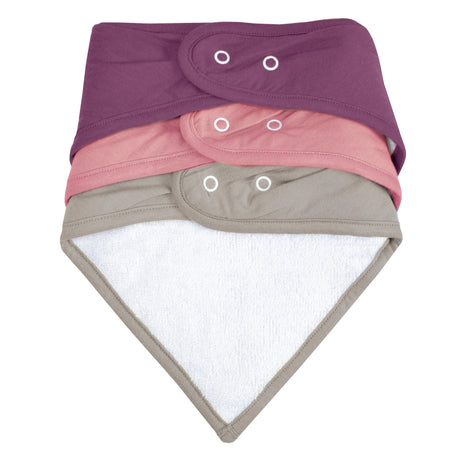 Bavoirs (3) Bambou - Porto / Lotus / Taupe-Perlimpinpin-PER-BB01-PLT-CLÉMENT