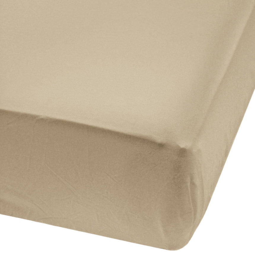 Drap Contour pour Lit de Bébé - Bambou Taupe-Perlimpinpin-PER-BB20-TAUPE-CLÉMENT