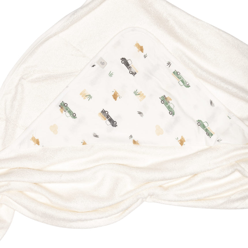 Serviette à Capuchon en Bambou - Prairie-Perlimpinpin-PER-BB3204-PRAI-CLÉMENT