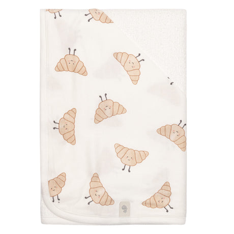 Serviette à Capuchon Bambou - Croissants-Perlimpinpin-PER-BB3304-CL2-CLÉMENT