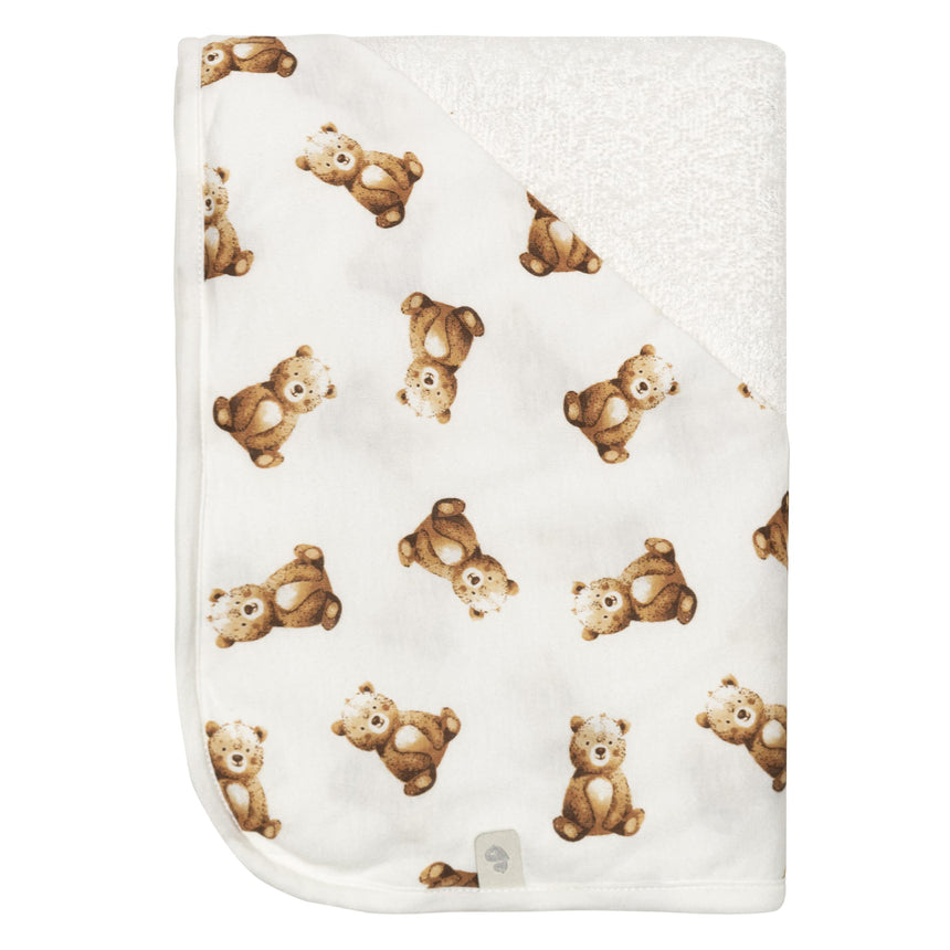 Serviette à Capuchon Bambou - Oursons-Perlimpinpin-PER-BB3304-CL-CLÉMENT