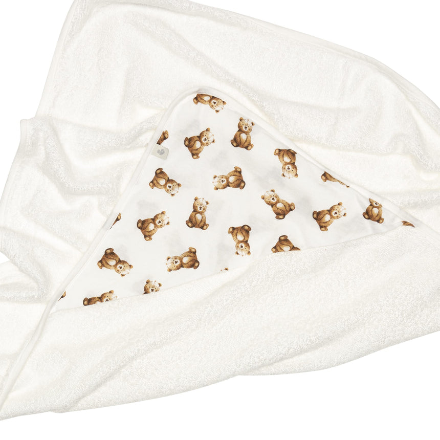 Serviette à Capuchon Bambou - Oursons-Perlimpinpin-PER-BB3304-CL-CLÉMENT