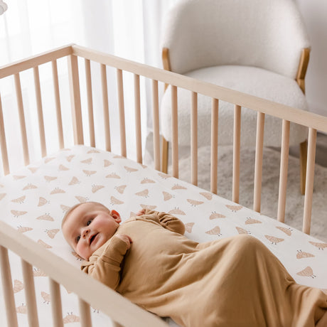 Drap Contour pour Lit de Bébé - Croissants-Perlimpinpin-PER-BB3320-CL2-CLÉMENT