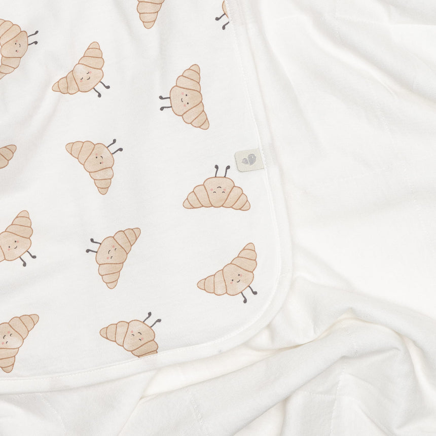 Couverture en Bambou - Croissants-Perlimpinpin-PER-BB3335-CL2-CLÉMENT