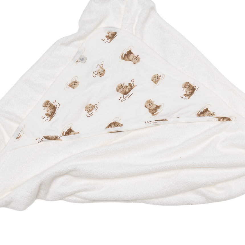 Serviette à Capuchon - Loutre-Perlimpinpin-PER-BB3404-OT-CLÉMENT