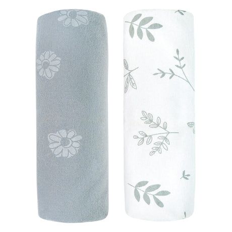 Ensemble de 2 Couvertures en Flanelle - Marguerites-Perlimpinpin-PER-FL35A-MAFE-CLÉMENT