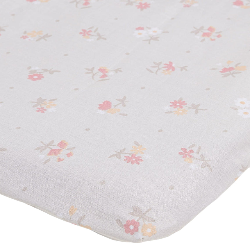 Drap Contour pour Parc - Fleurs-Perlimpinpin-PER-L0925C-FL-CLÉMENT