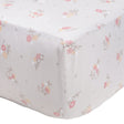 Drap Contour pour Lit de Bébé - Fleurs-Perlimpinpin-PER-L2025C-CLÉMENT