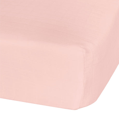 Drap Contour pour Lit de Bébé - Mousseline Rose-Perlimpinpin-PER-MS20-ROSE-CLÉMENT