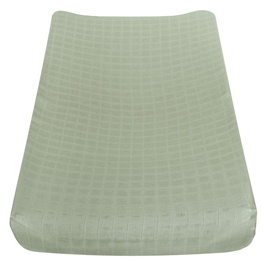 Contour à Langer Mousseline - Kaki-Perlimpinpin-PER-MS26-KA-CLÉMENT