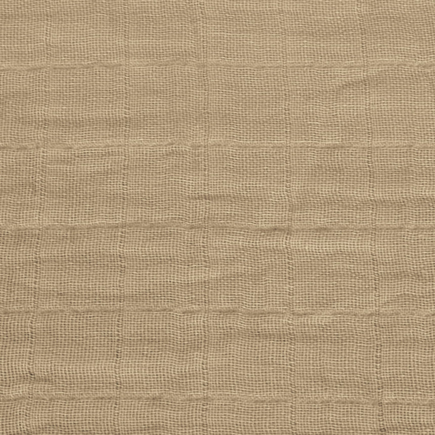 Couverture mousseline de coton - Sable-Perlimpinpin-PER-MS35-SA-CLÉMENT