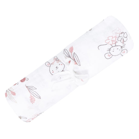 Couverture Mousseline Lapins-Perlimpinpin-PER-MS35A-BU-CLÉMENT
