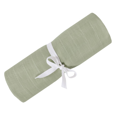 Couverture mousseline de coton - Kaki-Perlimpinpin-PER-MS35-KA-CLÉMENT