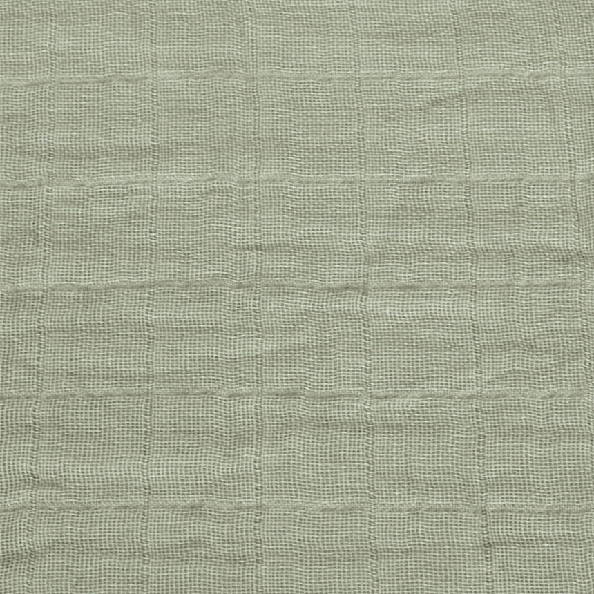Couverture mousseline de coton - Kaki-Perlimpinpin-PER-MS35-KA-CLÉMENT