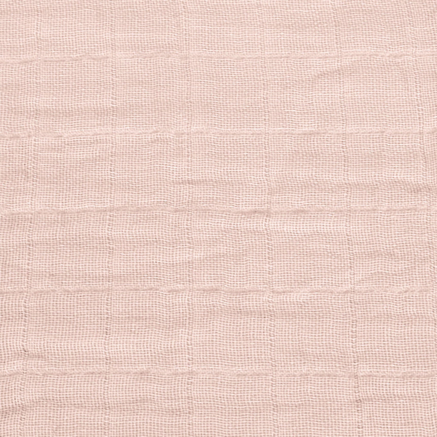 Couverture mousseline de coton - Rose-Perlimpinpin-PER-MS35-RO-CLÉMENT