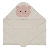 Serviette à Capuchon - Cochon-Perlimpinpin-PER-SA2204-CO-CLÉMENT