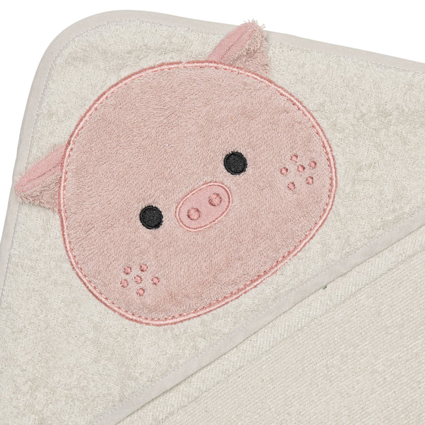 Serviette à Capuchon - Cochon-Perlimpinpin-PER-SA2204-CO-CLÉMENT
