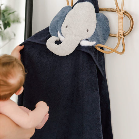 Serviette à Capuchon - Éléphant-Perlimpinpin-PER-SA2204-EL-CLÉMENT