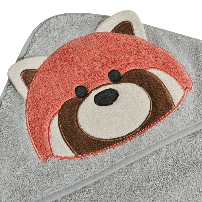 Serviette à Capuchon - Panda Roux-Perlimpinpin-PER-SA2204-RO-CLÉMENT