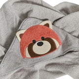 Serviette à Capuchon - Panda Roux-Perlimpinpin-PER-SA2204-RO-CLÉMENT