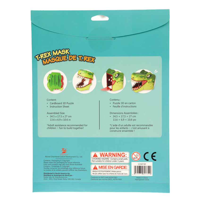 Masque T-rex-Clement - Equipement-PET-150730-CLÉMENT