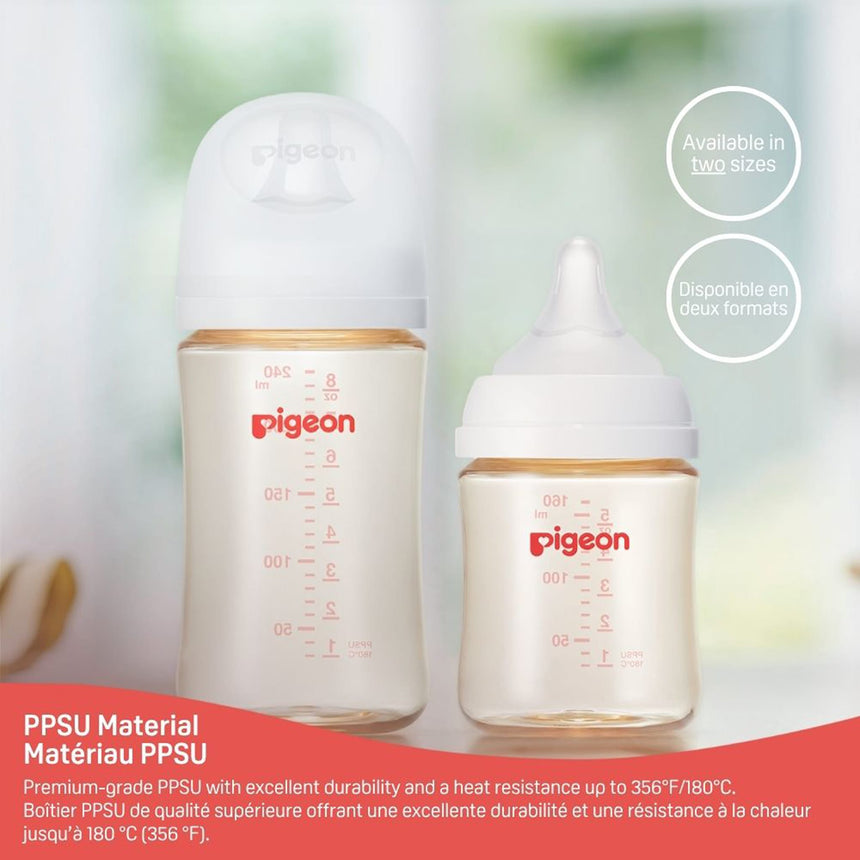 Biberon PPSU 8oz 3m+ Tétine M-Pigeon-PIG-PG81054-CLÉMENT