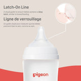 Biberons en verre 5 oz avec tétines SS 0 mois et plus - Paquet de 3-Pigeon-PIG-PG81051-CLÉMENT
