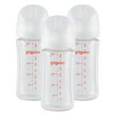 Biberons Verre (3) 8oz 3m+ M-Pigeon-PIG-PG81052-CLÉMENT