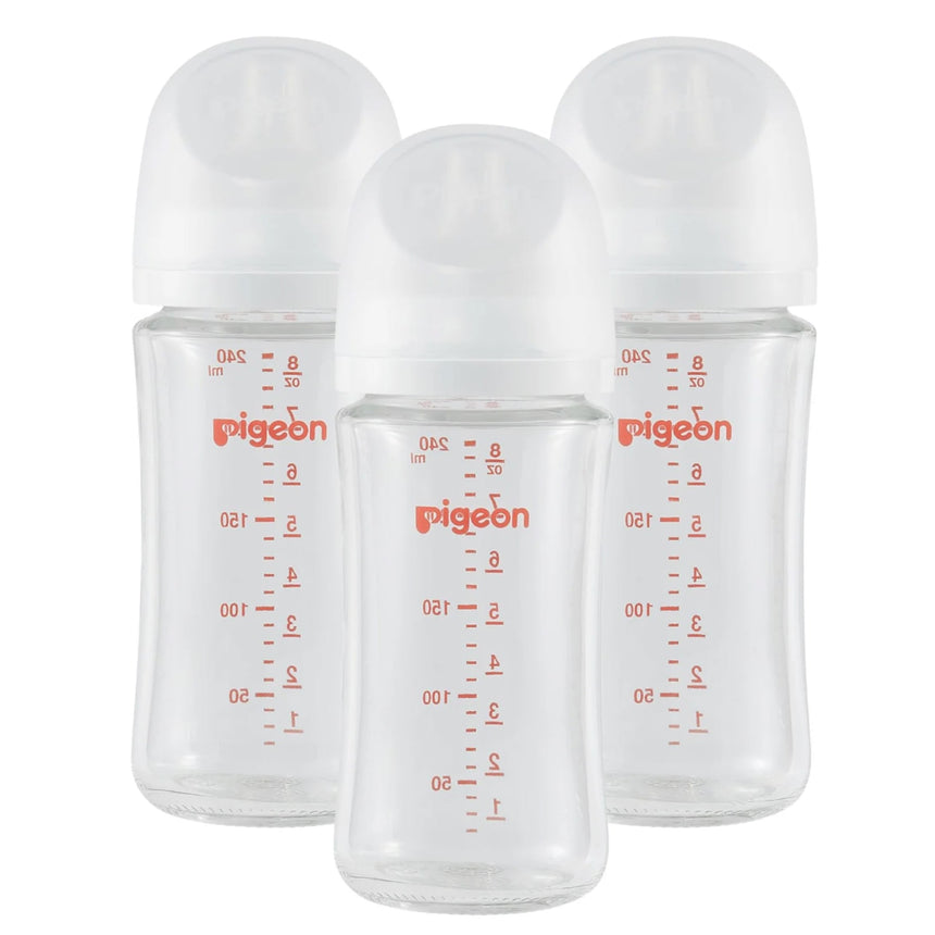 Biberons Verre (3) 8oz 3m+ M-Pigeon-PIG-PG81052-CLÉMENT