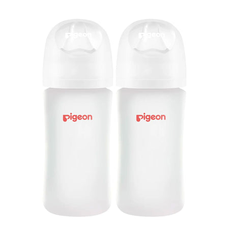 Biberons en Verre et Silicone (2) 8oz-Pigeon-PIG-PG83221-CLÉMENT