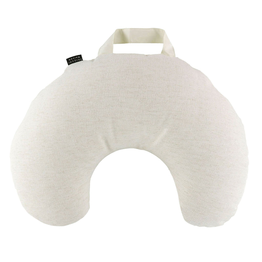 Coussin d'Allaitement - Beige Aspect Lin-Patlin-PIT-CLECALLIN6-CLÉMENT