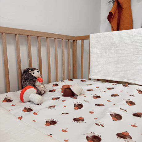 Literie 3 Morceaux Lit de bébé - Hérissons-Patlin-PIT-EBBCLEHERI-CLÉMENT