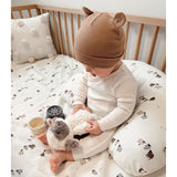 Literie 3 Morceaux Lit de bébé Moutons- Édition Spéciale Laura Lémerveil-Patlin-PIT-EBBCLEMOU-CLÉMENT