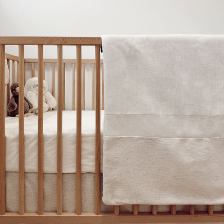 Literie 3 Morceaux Lit de bébé - Naturel Texturé-Patlin-PIT-ENS3TISNAT-CLÉMENT