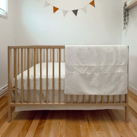 Literie 3 Morceaux Lit de bébé - Naturel Texturé-Patlin-PIT-ENS3TISNAT-CLÉMENT