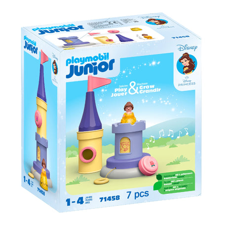 Playmobil Junior x Disney La Tour de Belle avec Son-Playmobil-PLM-71458-CLÉMENT