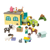 Ferme Avec Tracteur Et Animaux-Playmobil-PLM-71656-CLÉMENT