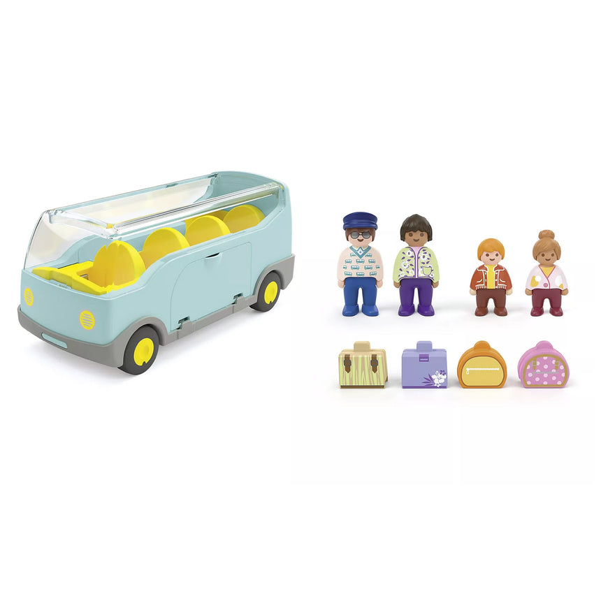 Playmobil Junior Autocar-Playmobil-PLM-71682-CLÉMENT