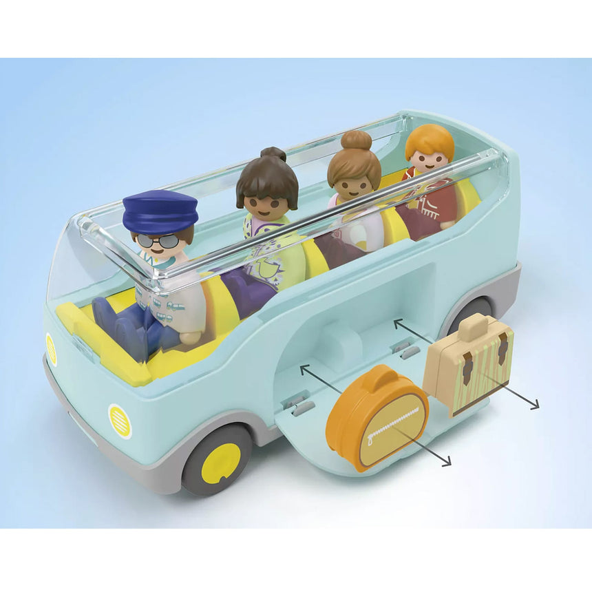 Playmobil Junior Autocar-Playmobil-PLM-71682-CLÉMENT