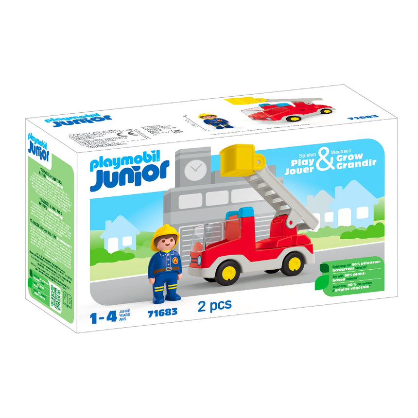 Playmobil Junior Camion de Pompier-Playmobil-PLM-71683-CLÉMENT