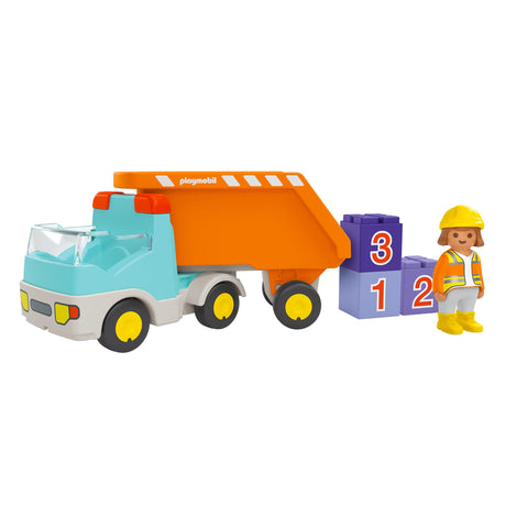 Playmobil Junior Camion Benne-Playmobil-PLM-71685-CLÉMENT