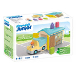Ouvrier Avec Camion Et Garage-Playmobil-PLM-71686-CLÉMENT