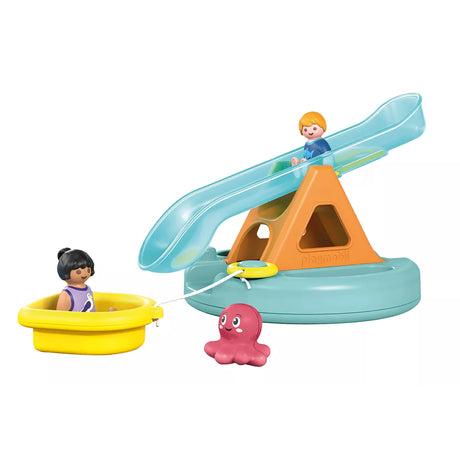Îlot Avec Toboggan Aquatique-Playmobil-PLM-71687-CLÉMENT