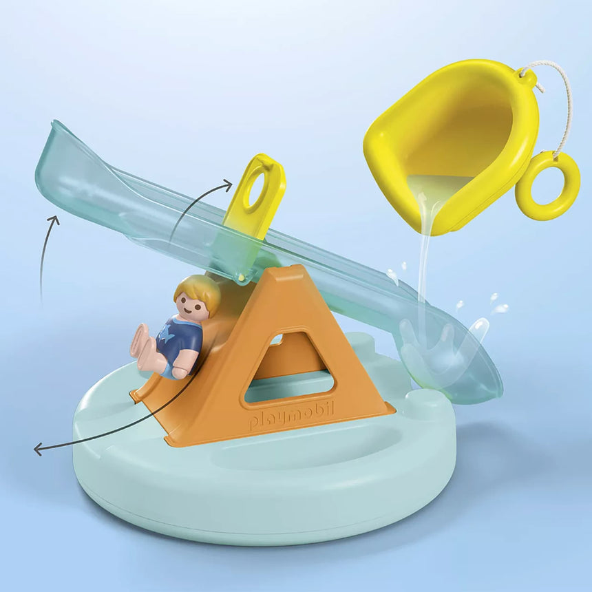 Îlot Avec Toboggan Aquatique-Playmobil-PLM-71687-CLÉMENT