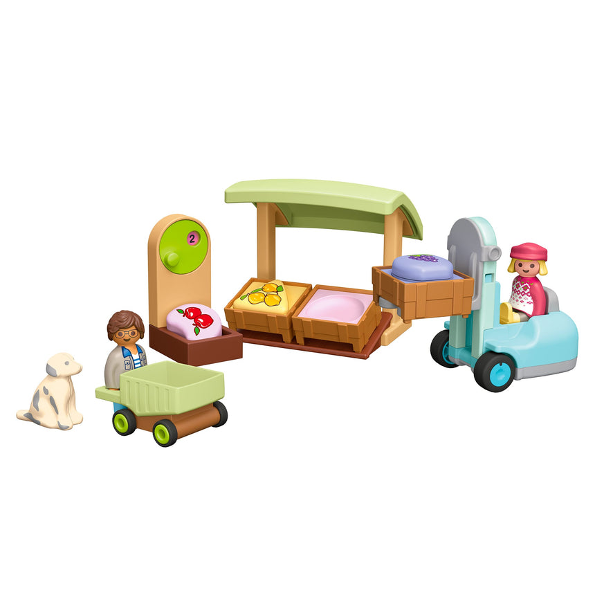 Playmobil Junior Marché Fruits et Légumes Bio-Playmobil-PLM-71691-CLÉMENT