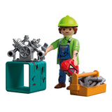 Mécanicien et outils Spécial +-Playmobil-PLM-72031-CLÉMENT