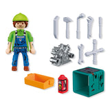 Mécanicien et outils Spécial +-Playmobil-PLM-72031-CLÉMENT