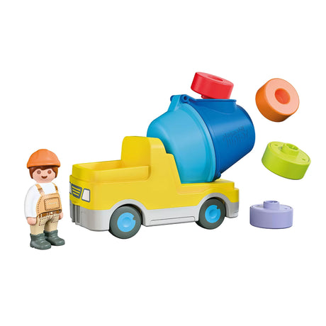 Bétonnière-Playmobil-PLM-72083-CLÉMENT