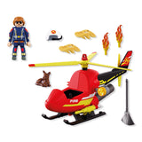 Hélicoptère de pompiers-Playmobil-PLM-72196-CLÉMENT
